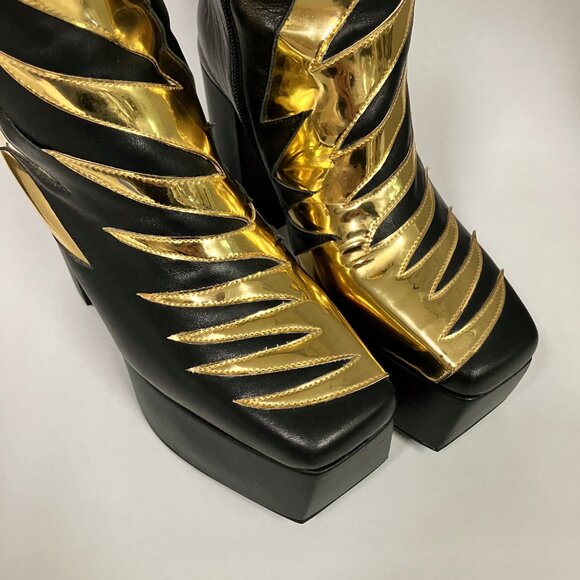 *BARELY WORN* S/S 2022 Jeffrey Campbell KISS-THIS Platform Boots, 8.5. HAWT! - Picture 6 of 11